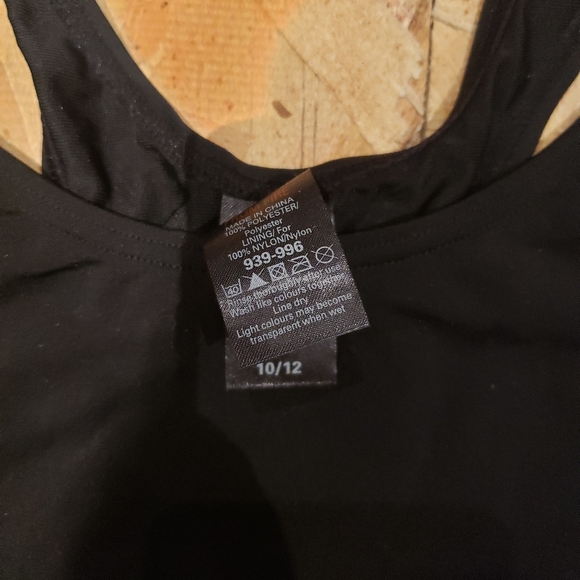 BNWOT Womens BLACK Swim Suit Size 14 - Picture 5 of 5